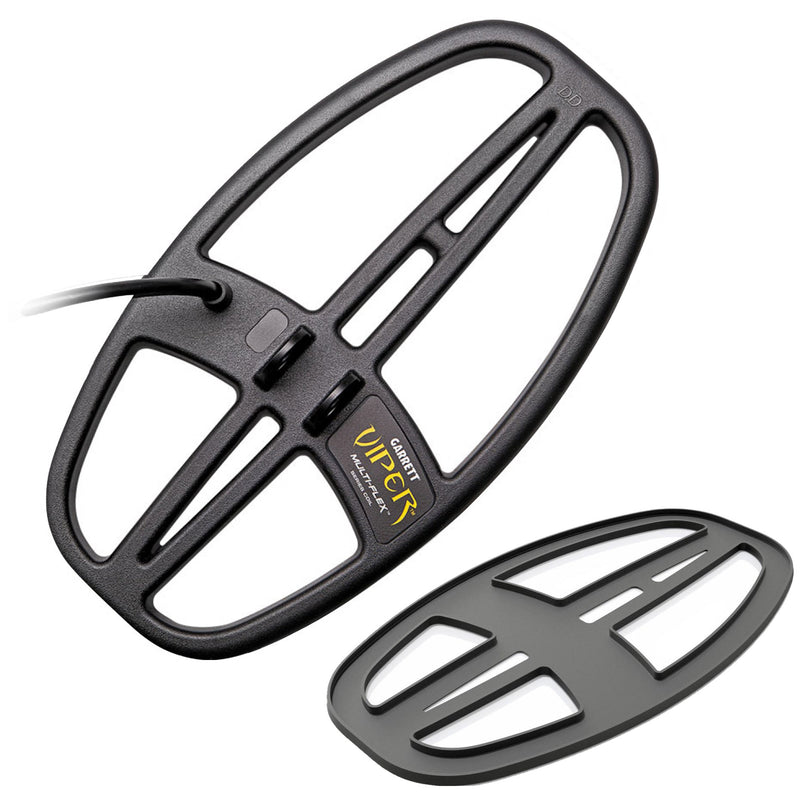 Garrett 6" X 11" DD Viper Search Coil for Ace Apex Metal Detector with Coil Cover