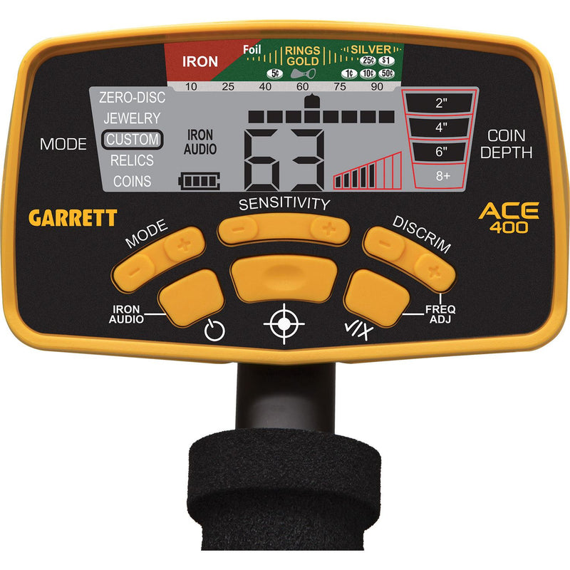 Garrett ACE 400 Metal Detector with Pouch and Carry Bag
