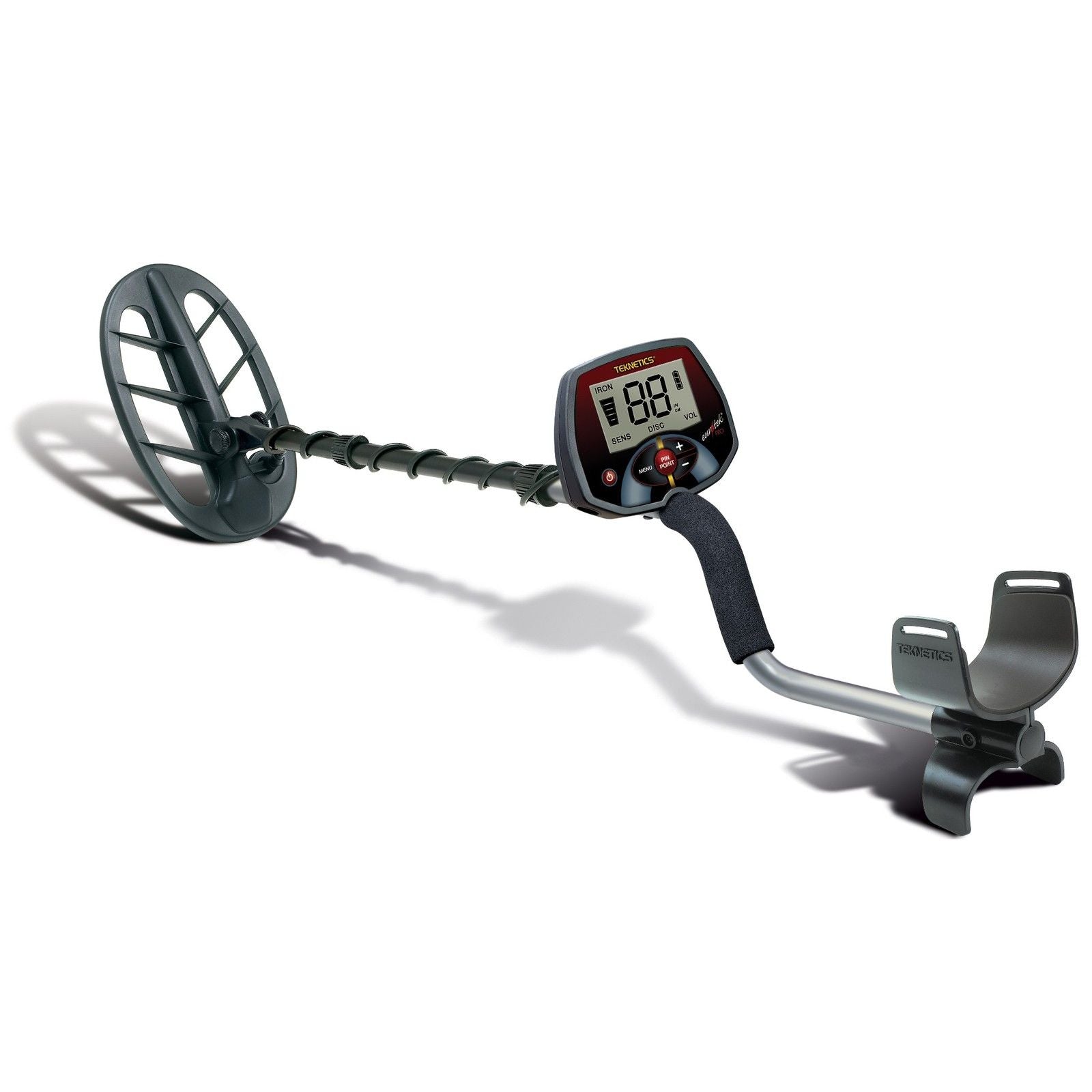 Teknetics Eurotek Pro Metal Detector w/ 11" DD Double-D Coil & 5 Year Warranty