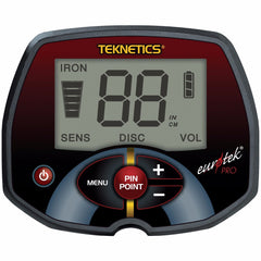 Teknetics Eurotek Pro Metal Detector w/ 11" DD Double-D Coil & 5 Year Warranty