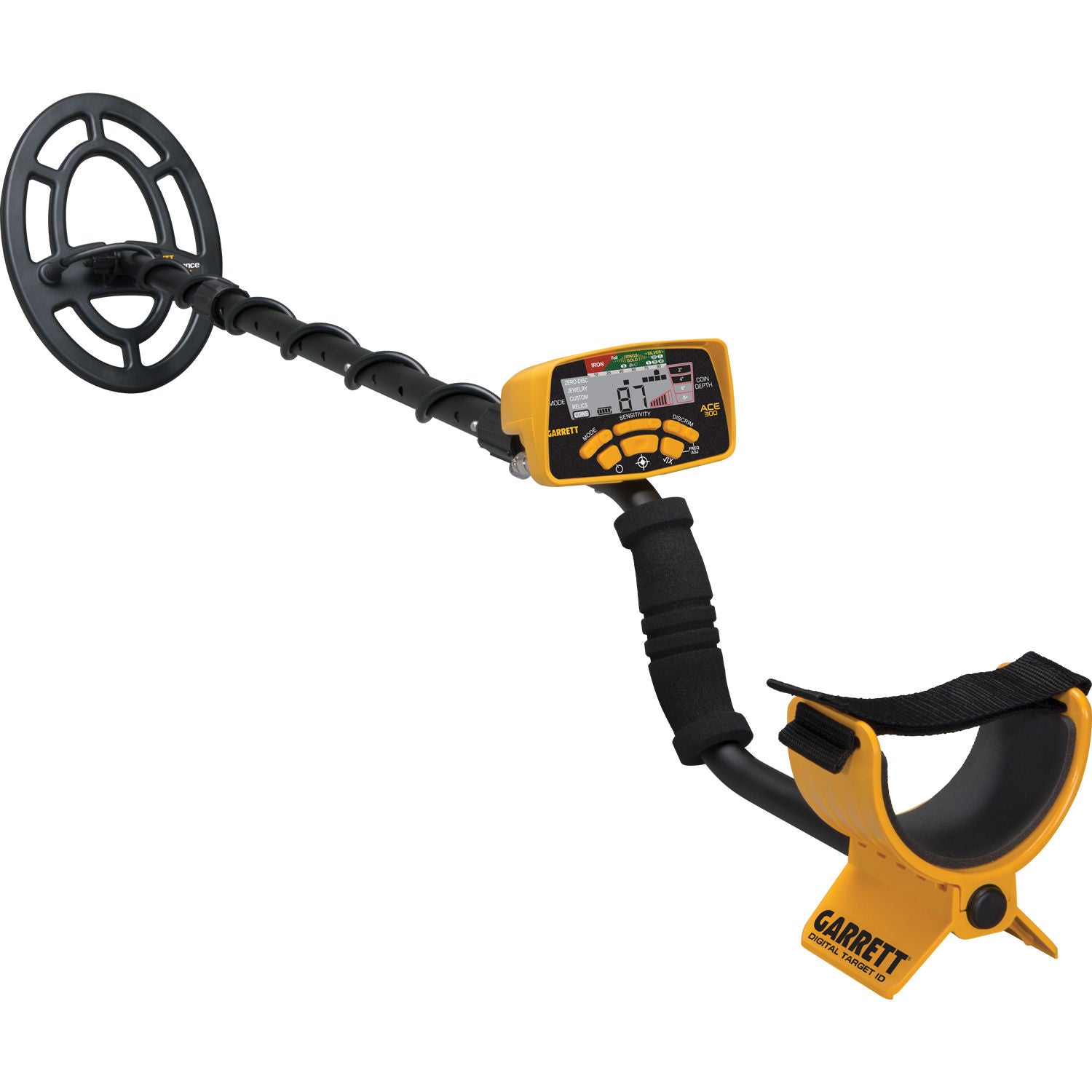 Garrett ACE 300 Metal Detector with Waterproof Search Coil and Pro Pointer II