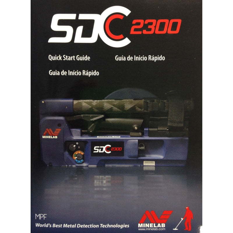 Minelab SDC 2300 All Terrain Gold Metal Detector with Pro Find 35 Pinpointer