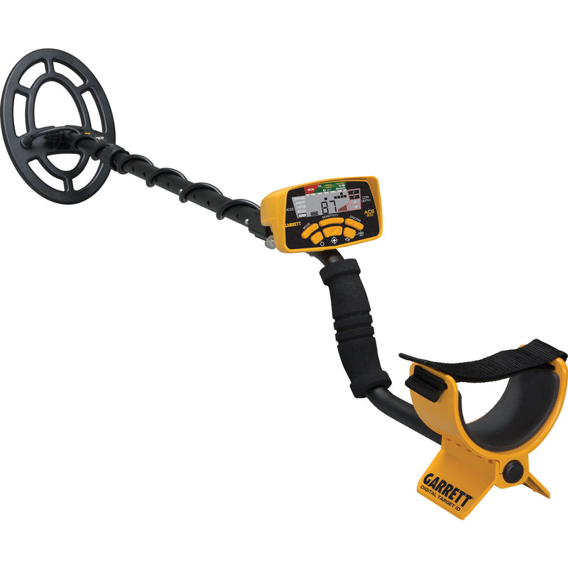 Garrett ACE 300 Metal Detector with Waterproof Coil Pro-Pointer II and Carry Bag