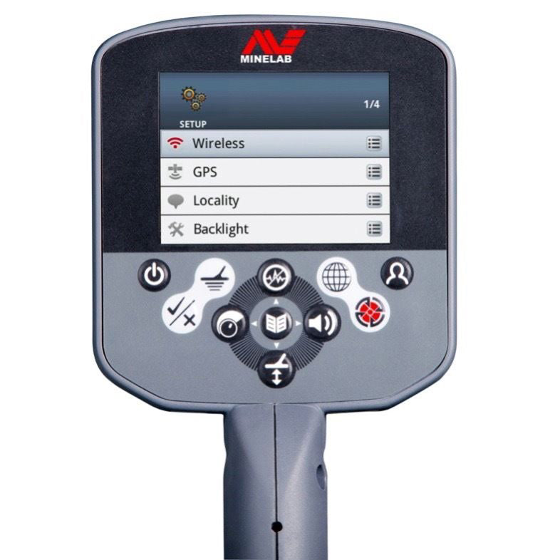 Minelab CTX 3030 Waterproof Metal Detector with 6" Round Smart Coil and Cover