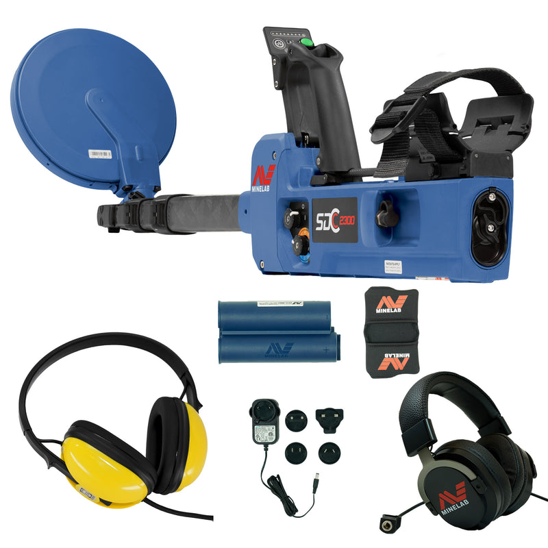 Minelab SDC 2300 All Terrain Gold Metal Detector with SDC Waterproof Headphones