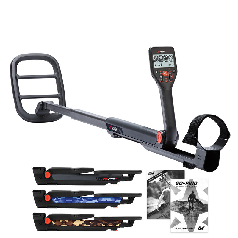 Minelab GO-FIND 44 Metal Detector Summer Special with Carry Bag and Digging Tool