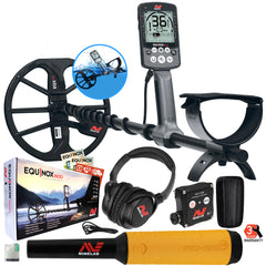 Minelab EQUINOX 800 Multi-IQ Metal Detector with Pro-Find 15 Pinpointer