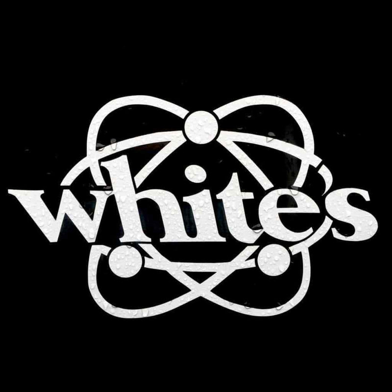 White's Electronics Metal Detector Vinyl Sticker 7 x 11 Inches