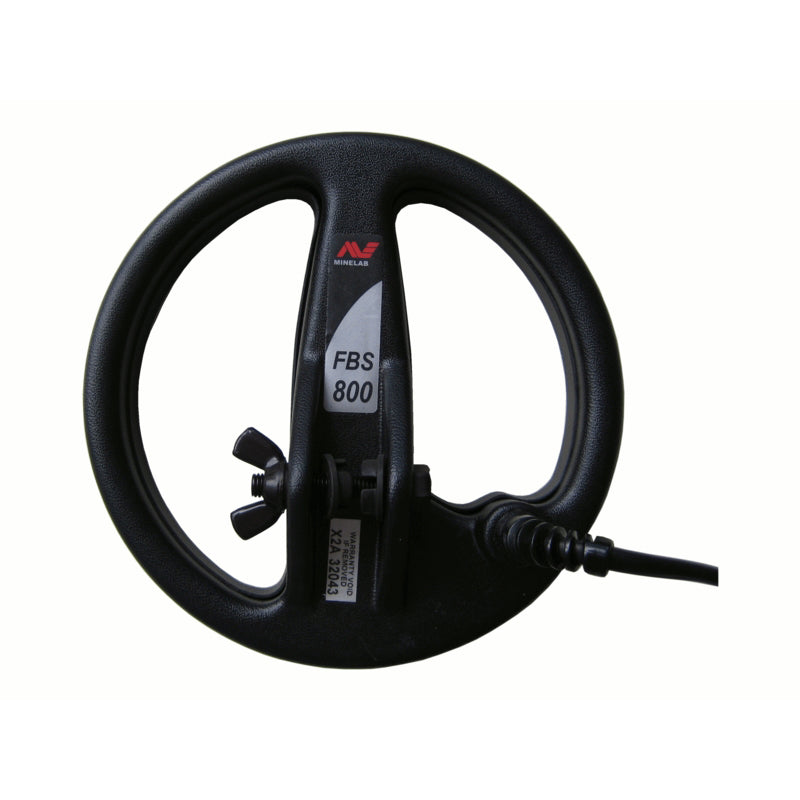 Minelab 8" FBS PRO Coil w/ Cover & Carbon Fiber Lower Rod for Safari, E-Trac, Explorer, and Quattro MP