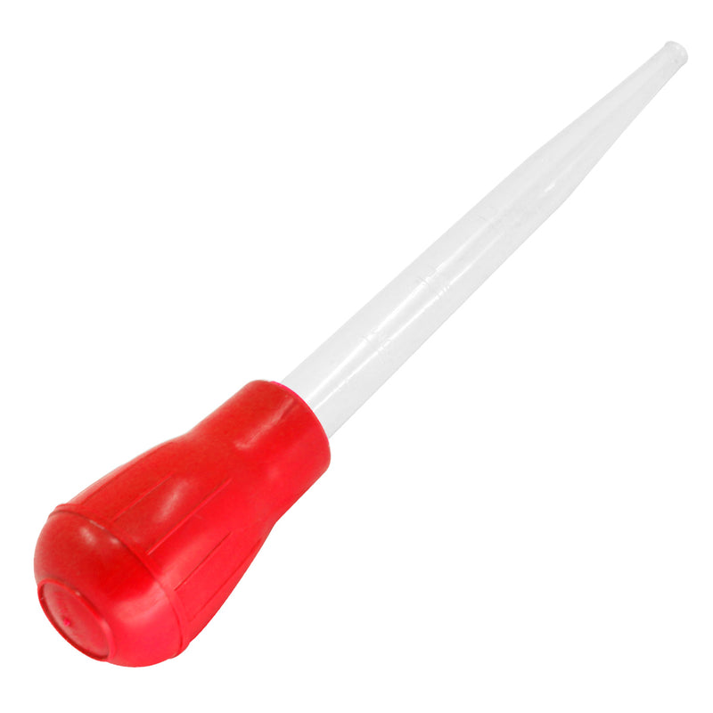 Blue Bowl Baster for Moving Water and Concentrates While Gold Prospecting / Red