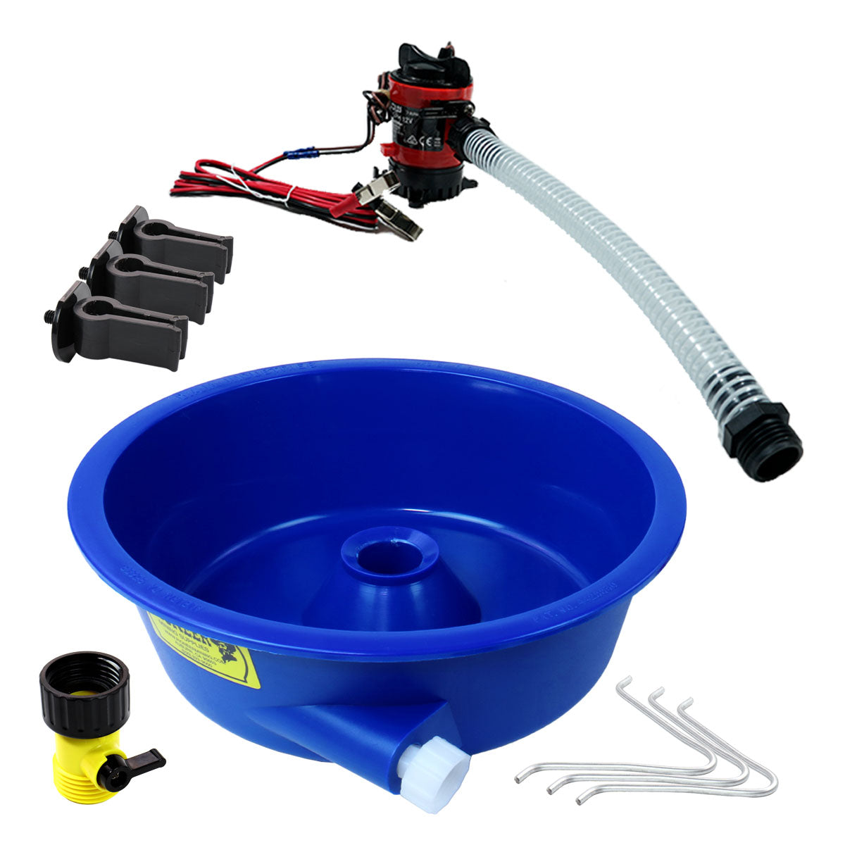 Blue Bowl Concentrator Kit with Pump, Leg Levelers, Vial & Snuffer