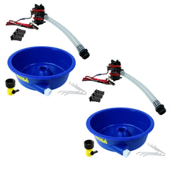 Blue Bowl Concentrator Kit Dual Pack with Pump, Battery Clips, Leg Levelers