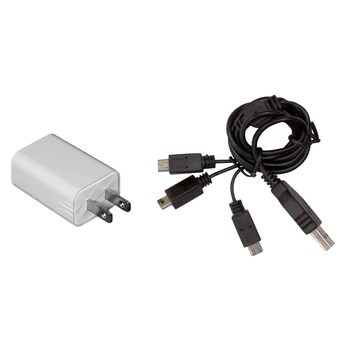 XP Deus Charger 110 Volt with USB 3 Cable - Charge Coil, Headphone, and Remote