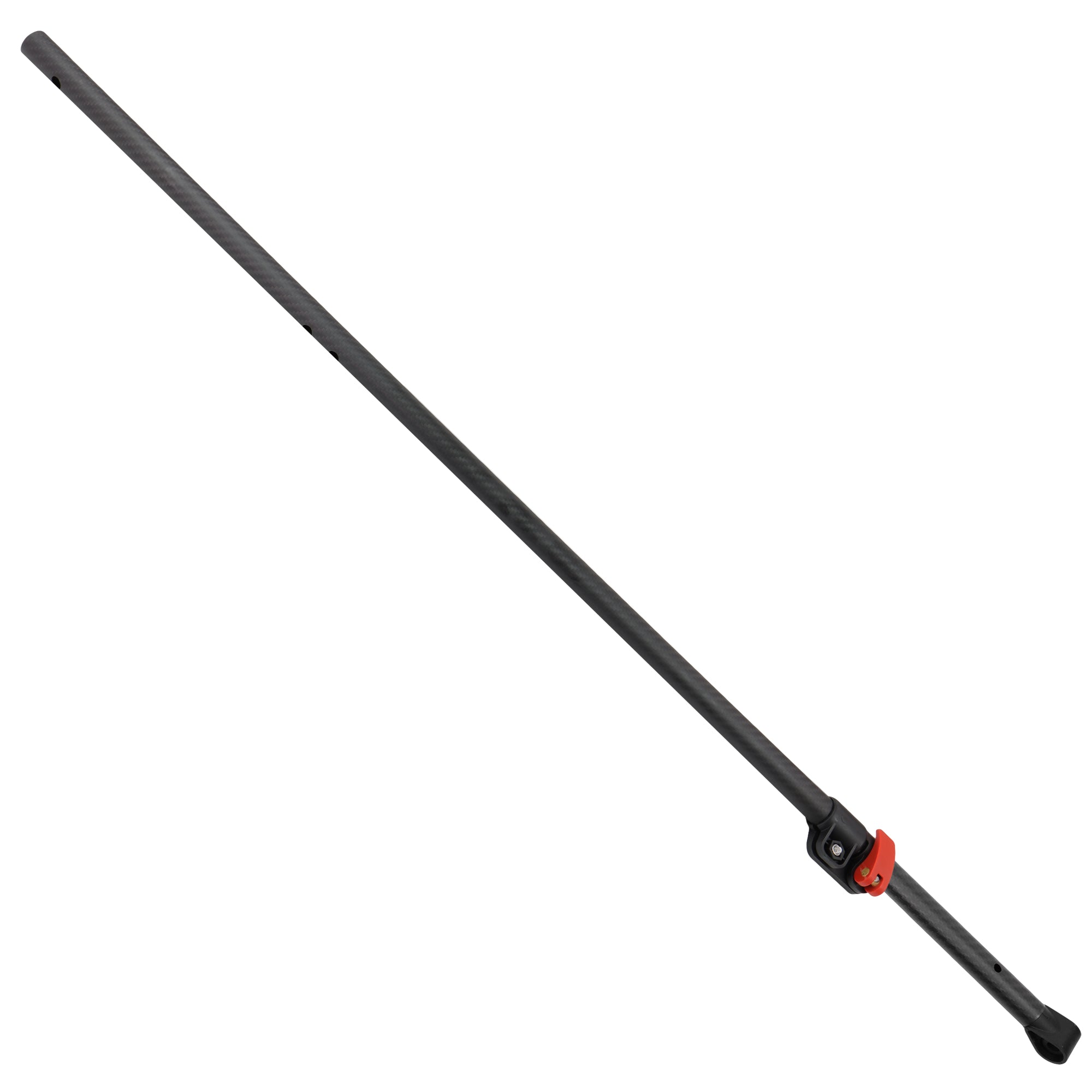 Detect-Ed Black LS Carbon Fiber Upper & Lower Shaft and Alloy Arm Cuff for Minelab Equinox Detector