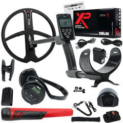 XP Deus Metal Detector w/ MI-6 Pinpointer, Headphones, Remote, 11” X35 Coil