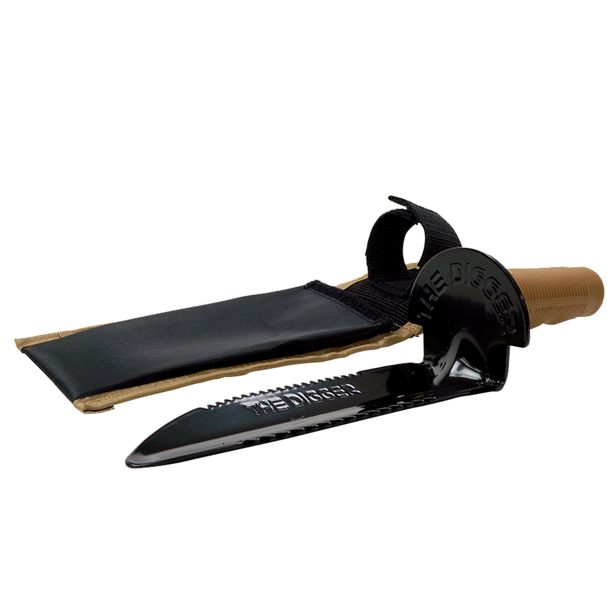 Fisher Double Serrated Digging Trowel with Sheath