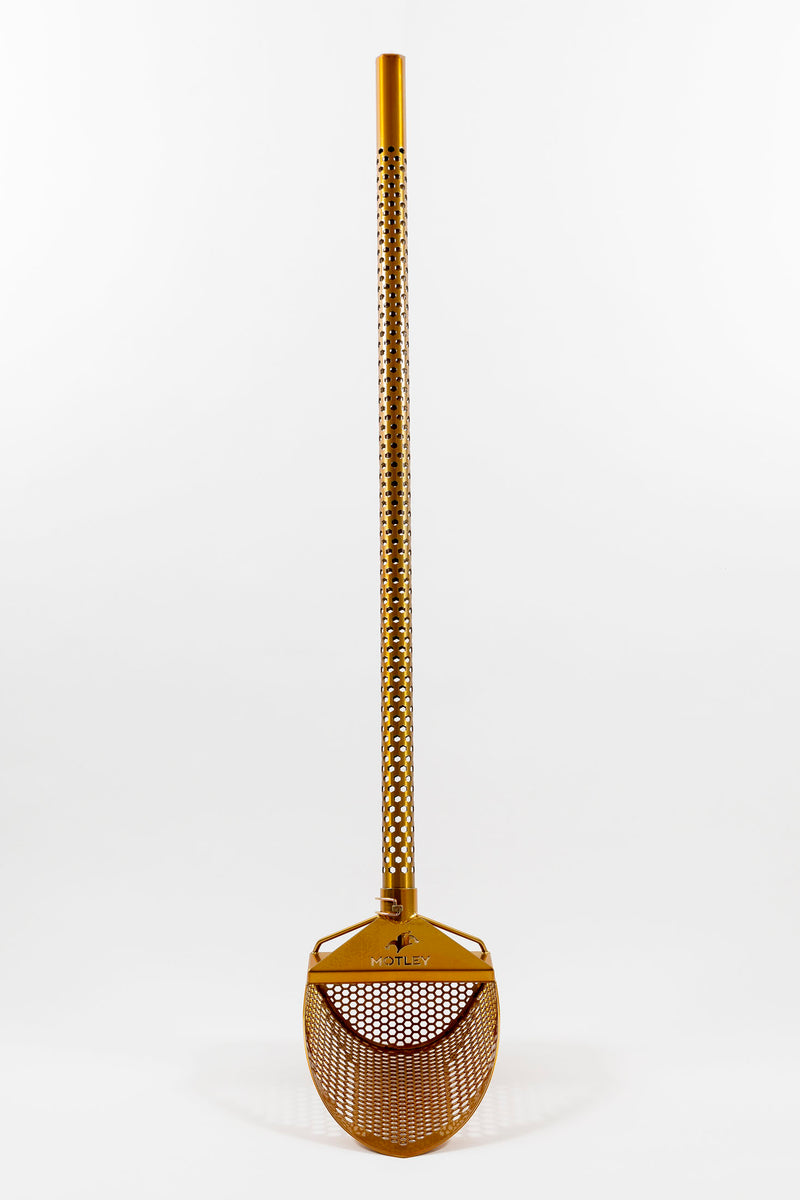 Motley Beach Scoop with Handle – Heavy-Duty Performance for Beach Detecting