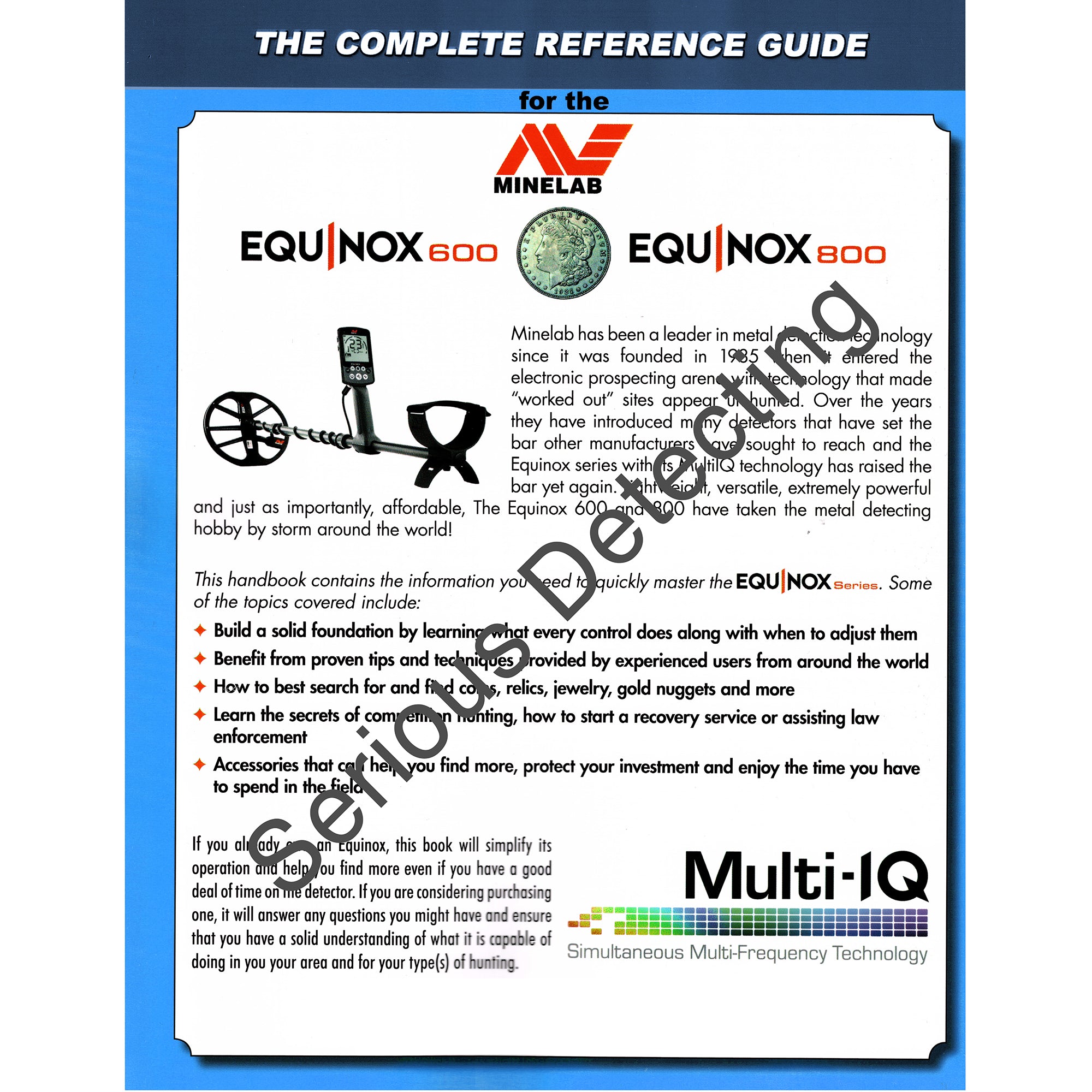 The Minelab Equinox Metal Detector Hand book by Andy Sabisch