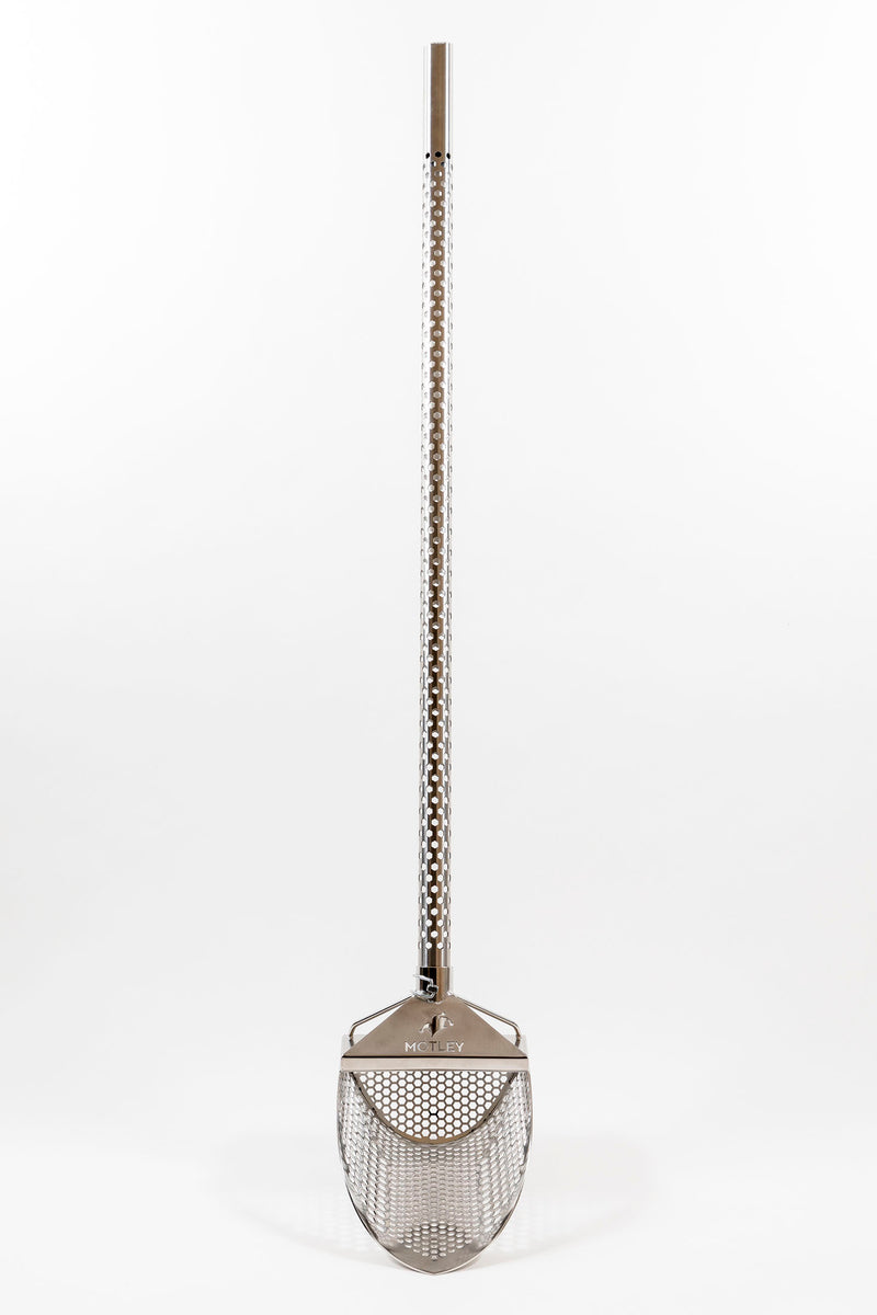 Motley Beach Scoop with Handle – Heavy-Duty Performance for Beach Detecting