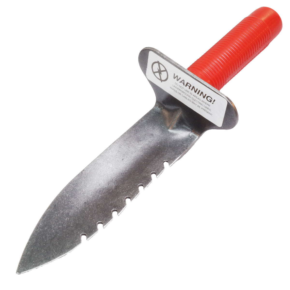 Lesche Digging Tool &amp; Sod Cutter Serrated on Left Side with Sheath