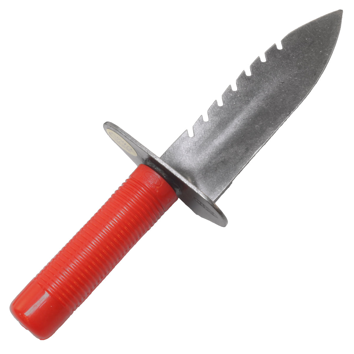 Lesche Digging Tool &amp; Sod Cutter Serrated on Left Side with Sheath