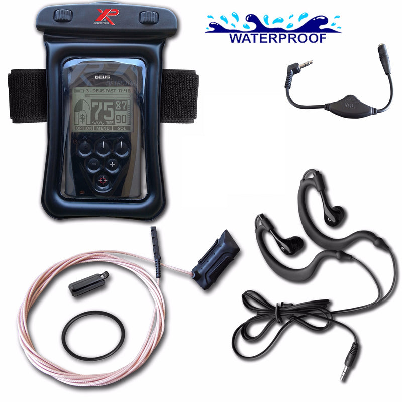 XP Deus Metal Detector w/ MI-6 Pinpointer, Remote, 9" X35 Coil & more