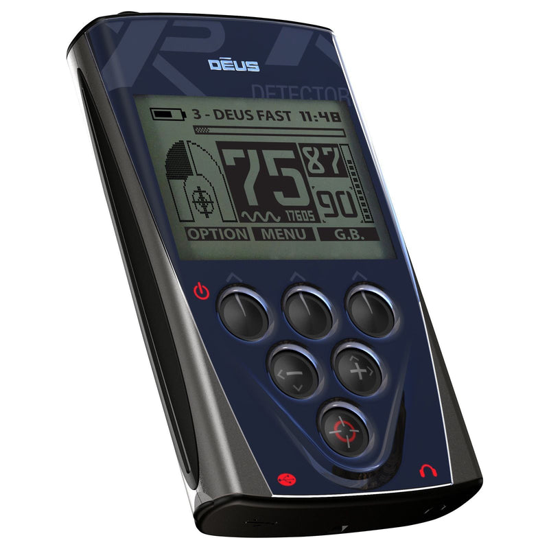 XP Deus Metal Detector w/ WS5 Wireless Headphones, Remote, 11” X35 Search Coil