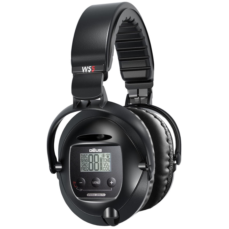XP Deus Metal Detector w/ WS5 Wireless Headphones, Remote, 11” X35 Search Coil