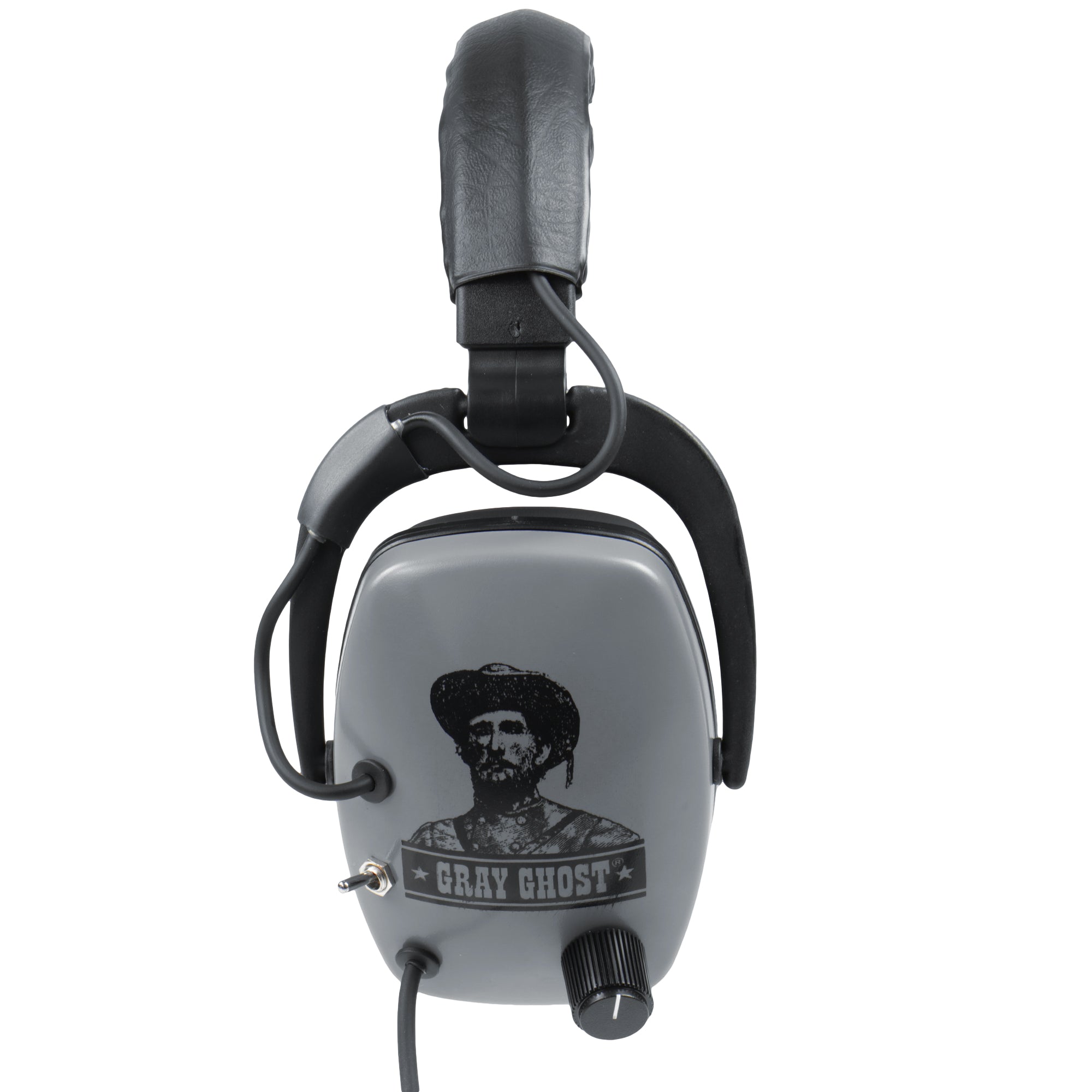 DetectorPro Original Gray Ghost Platinum Series Headphones with 1/4" Angle Plug