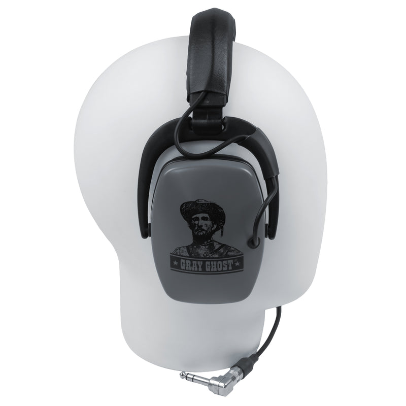 DetectorPro Ultimate Gray Ghost Platinum Series Headphones with 1/4" Angle Plug