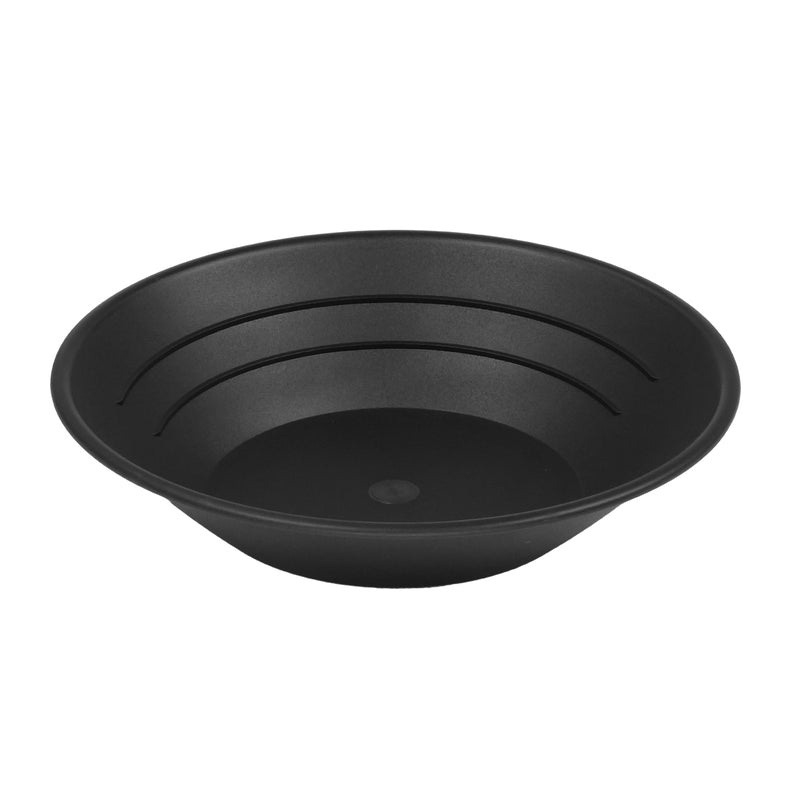10" Black Plastic Gold Pan Panning for Gold Prospecting Mining Operations 2 Pack