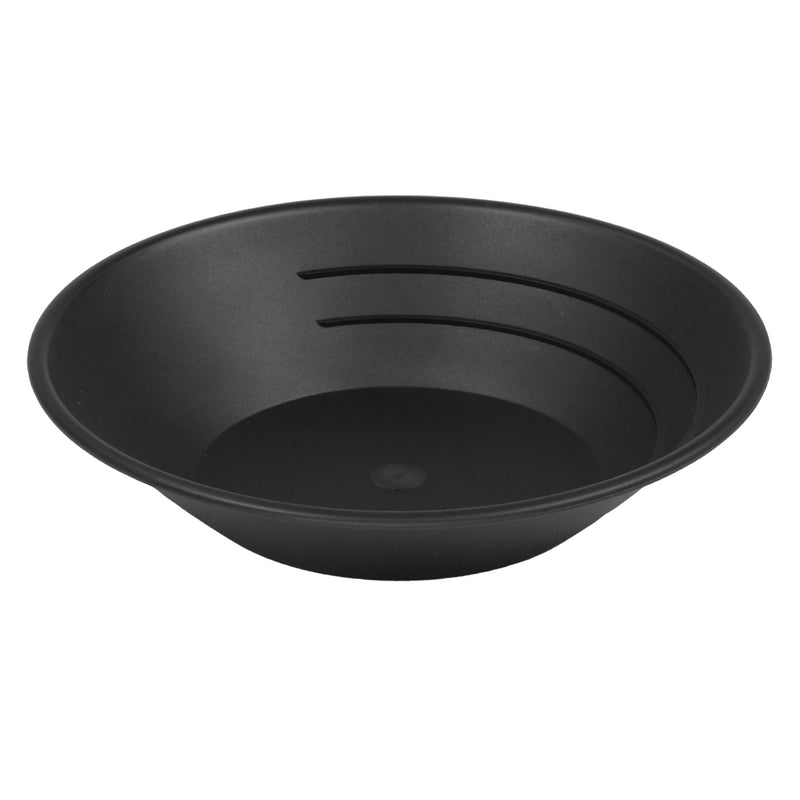 10" Black Plastic Gold Pan Panning for Gold Prospecting Mining Operations 2 Pack