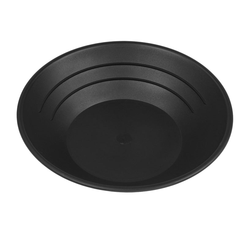 10" Black Plastic Gold Pan Panning for Gold Prospecting Mining Operations 2 Pack