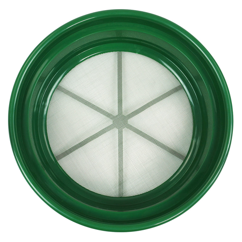 Green Plastic 13-1/4" Gold Sifting Pan Classifier 1/20 Mesh Size