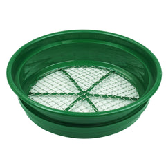 Green Plastic 13-1/4" Gold Sifting Pan Classifier 1/2 Mesh Size