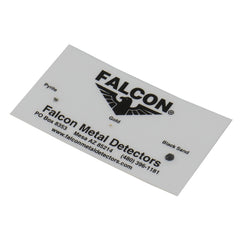 Falcon MD20 Gold Tracker Metal Detector Test Strip Card