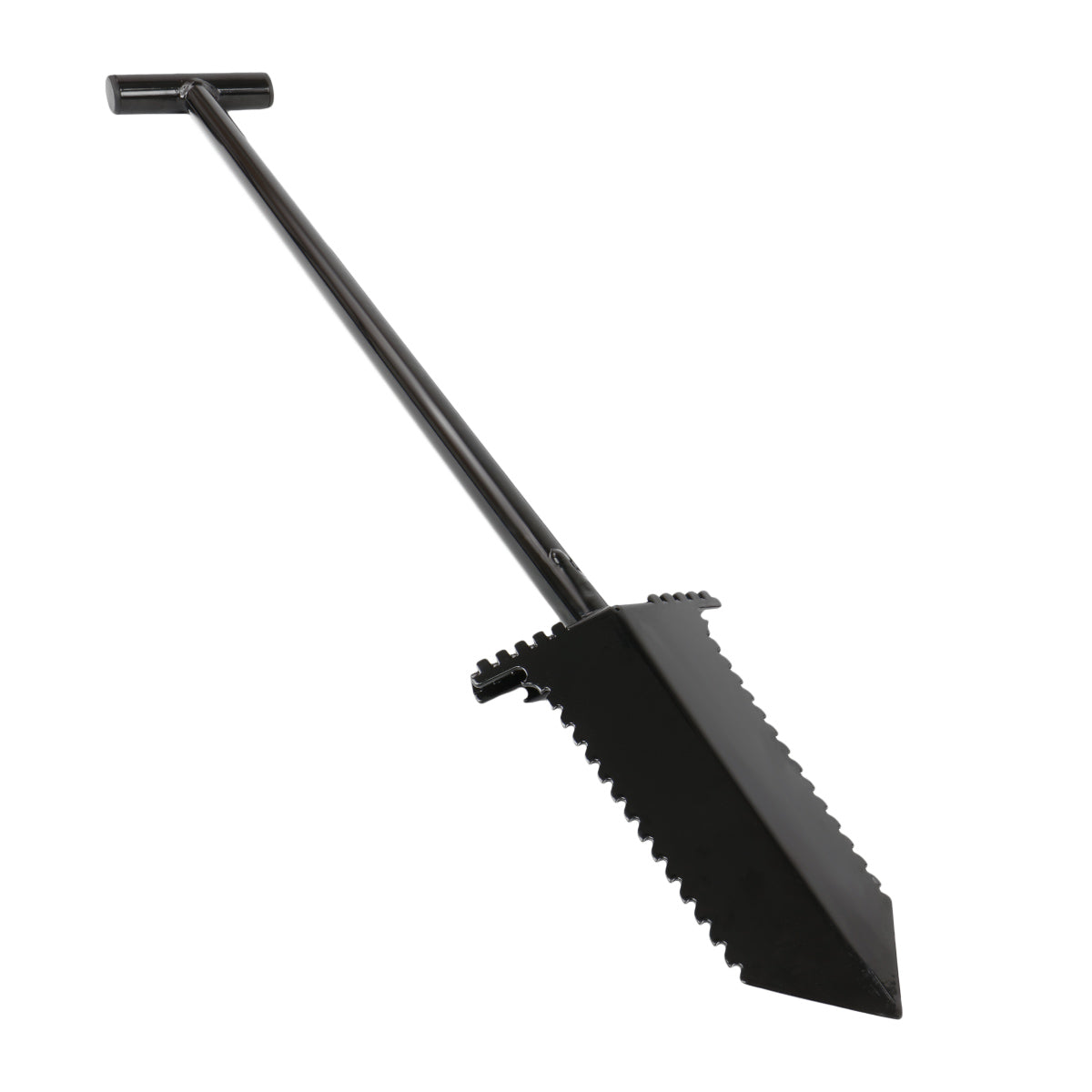 Anaconda NX-5 Tempered Steel 31" Shovel w/ Double Serrated Blade &amp; Foot Pegs