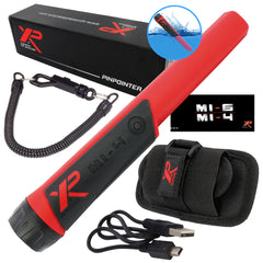 XP Metal Detectors MI-4 Waterproof Pinpointer Metal Detector with Holster and Lanyard