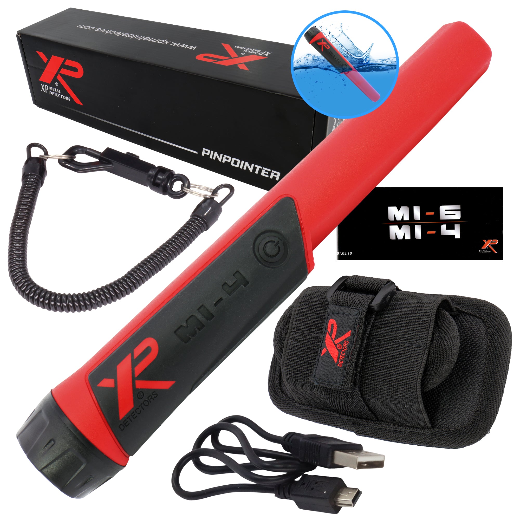 XP Deus Detector w/ MI-4 Pinpointer, Remote, 11” X35 Coil