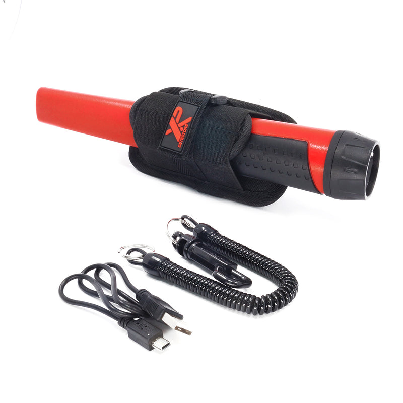 XP DEUS II Fast Multi Frequency RC Metal Detector with 11″ FMF Search Coil with WSA-ST Headphones and MI-6 Pinpointer
