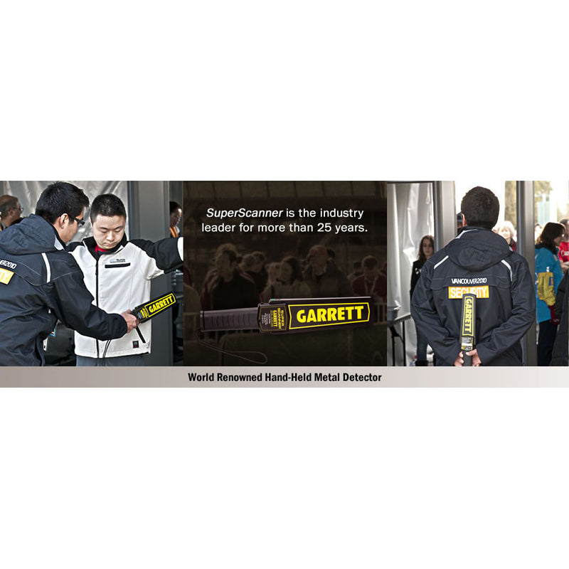Garrett Super Scanner V Hand-Held Security Metal Detector
