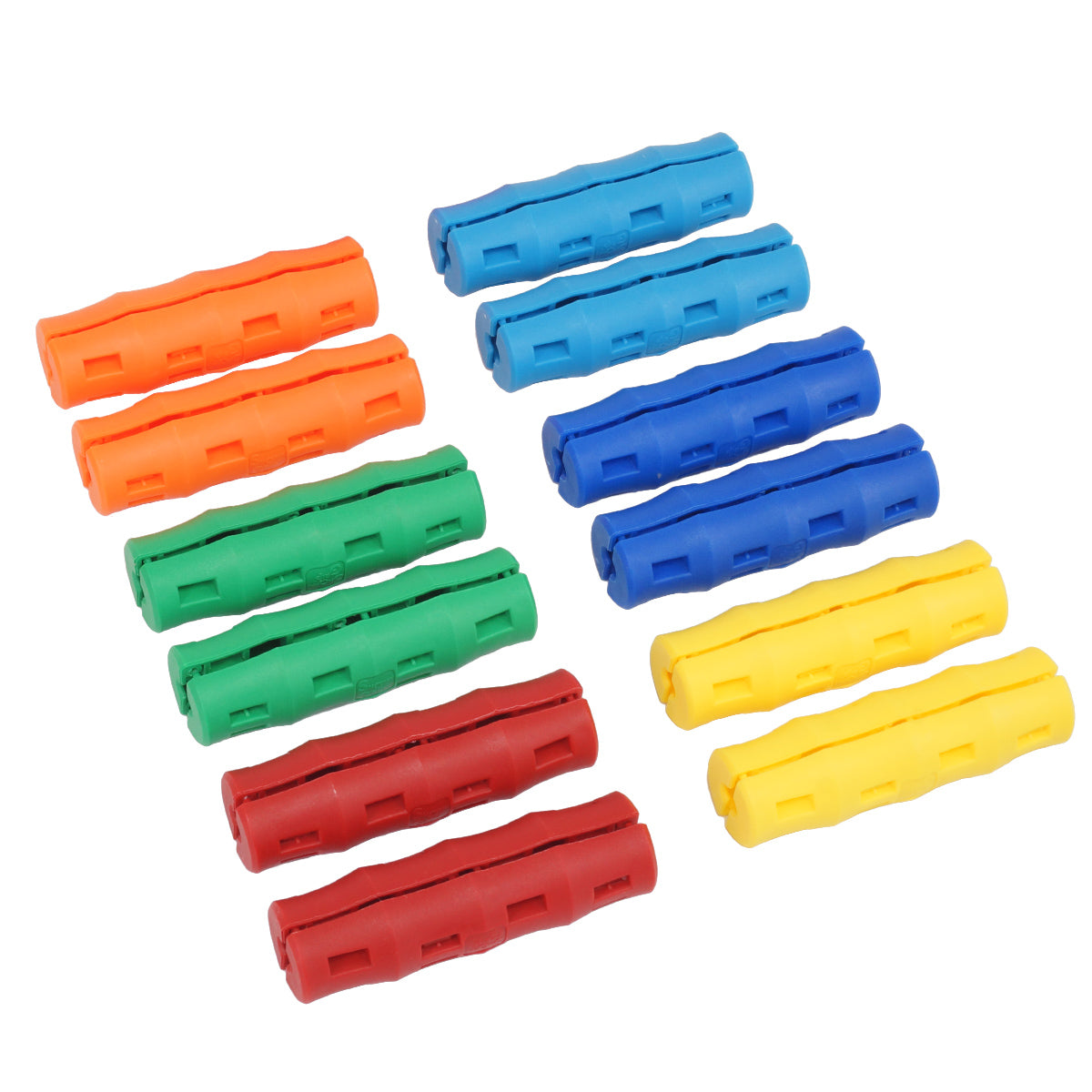 Snappy Grip Ergonomic Rainbow Assortment Bucket Handles 12 Pack