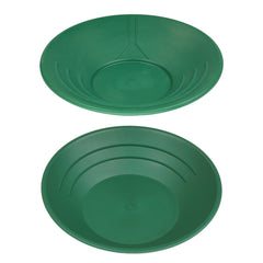 10" & 14" Plastic Gold Pan Panning Green for Gold Prospecting Mining Operations