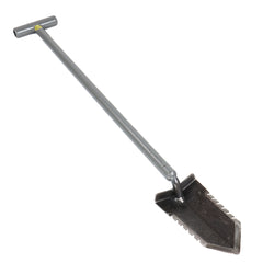 Lesche T- Handle 36" Heavy Duty Metal Detector Shovel Double Serrated Blade